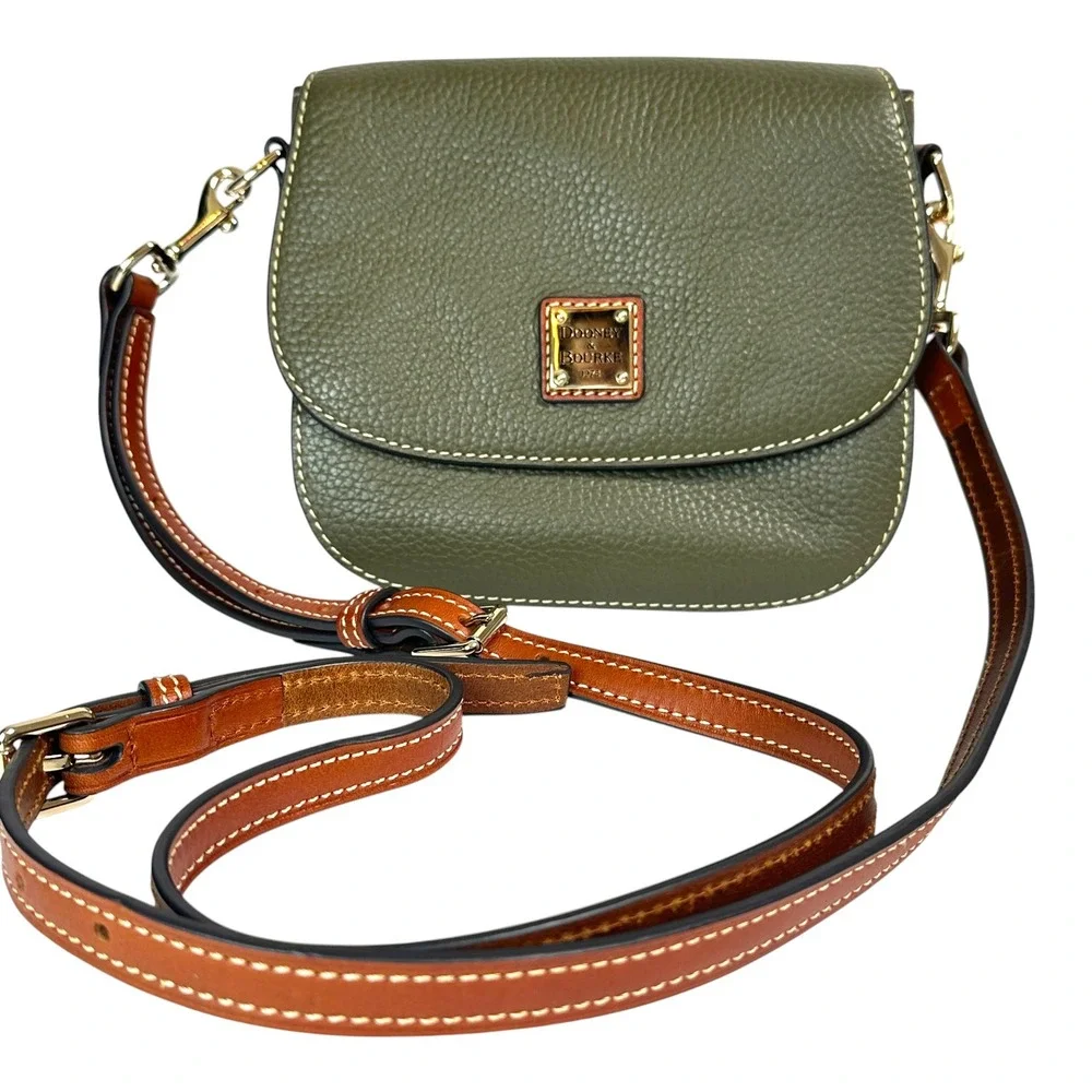 Dooney & Bourke Crossbody Bag Pebble Grain Small Kiley Olive Green OS Gorpcore